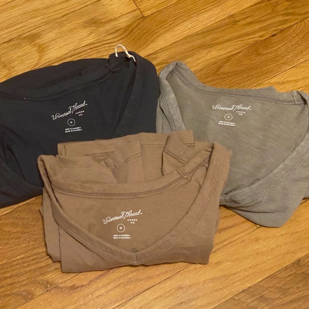 Three Loose T-Shirts